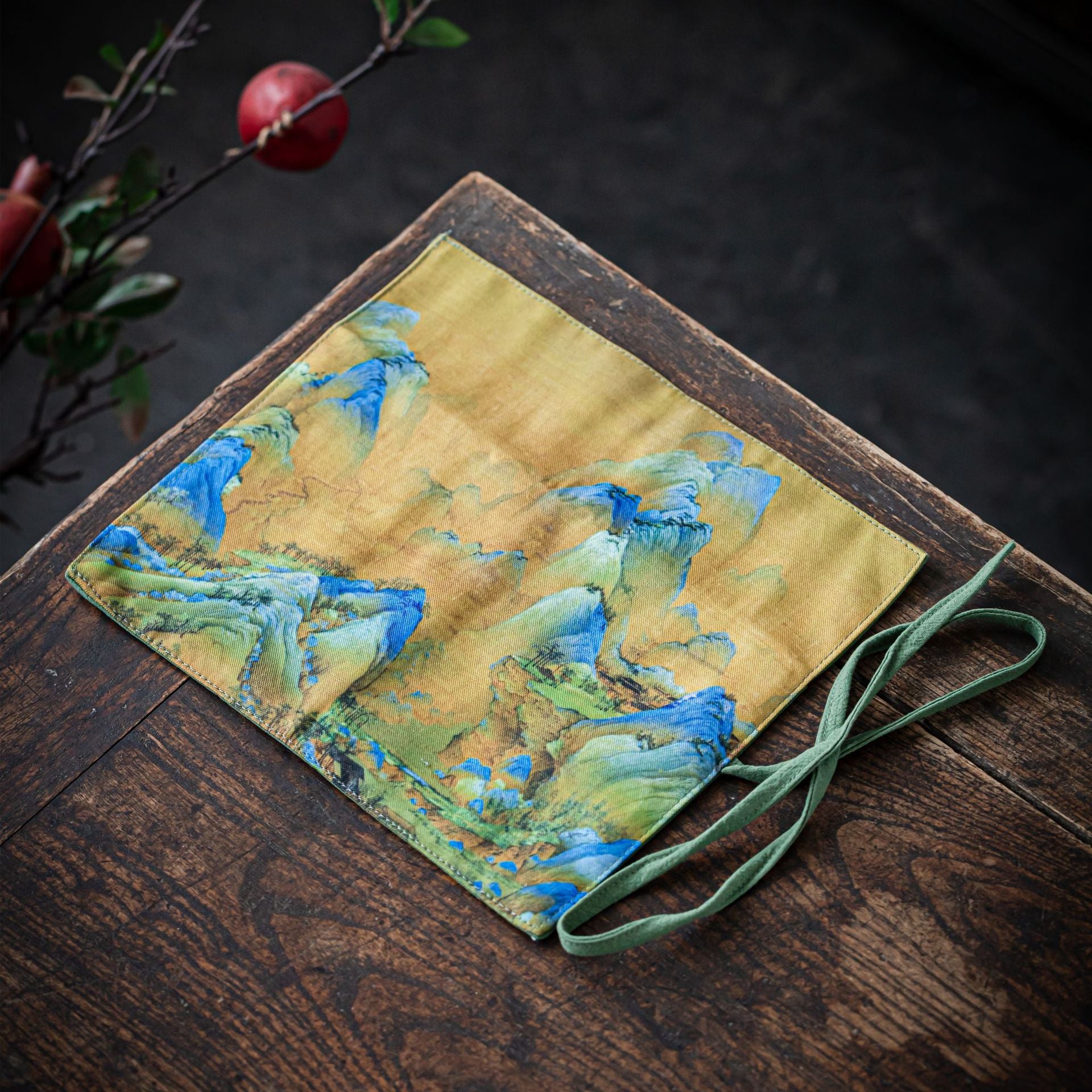 Gong Fu Cha Travel Mat – Golden Landscape