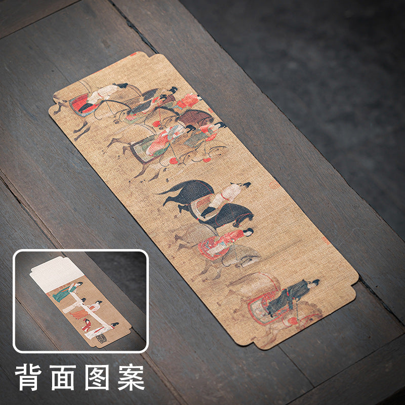 Tea mat with Tang Dynasty ladies' illustration printed on waterproof linen